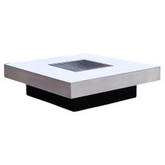Willy Rizzo central bar coffee table - 70s - 1970