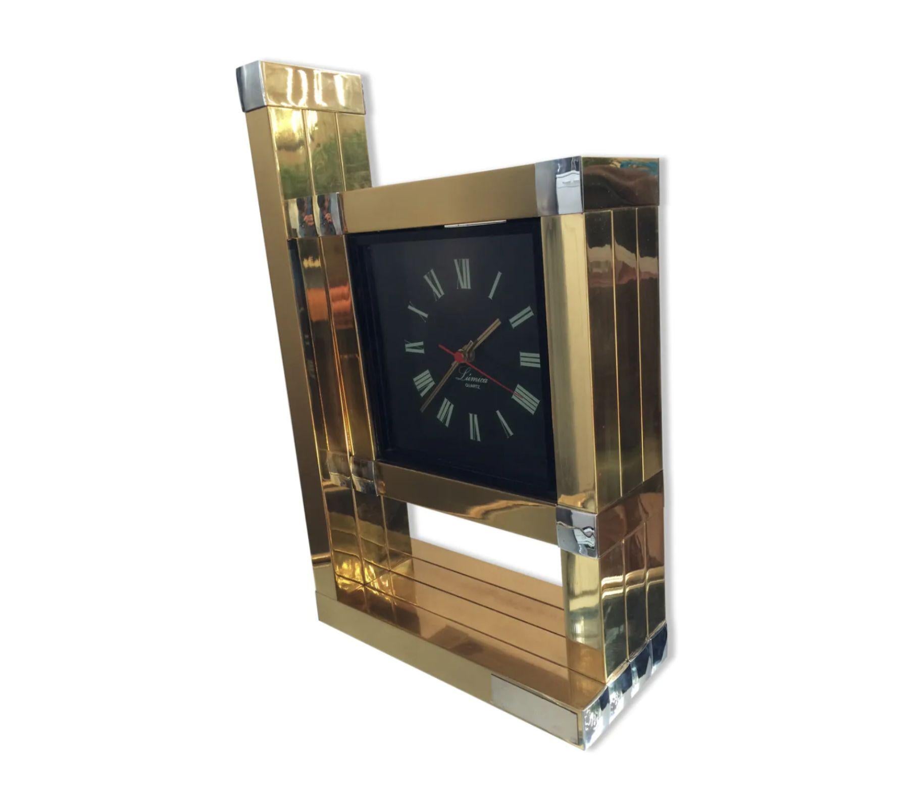 Willy Rizzo Clock for Lumica 1