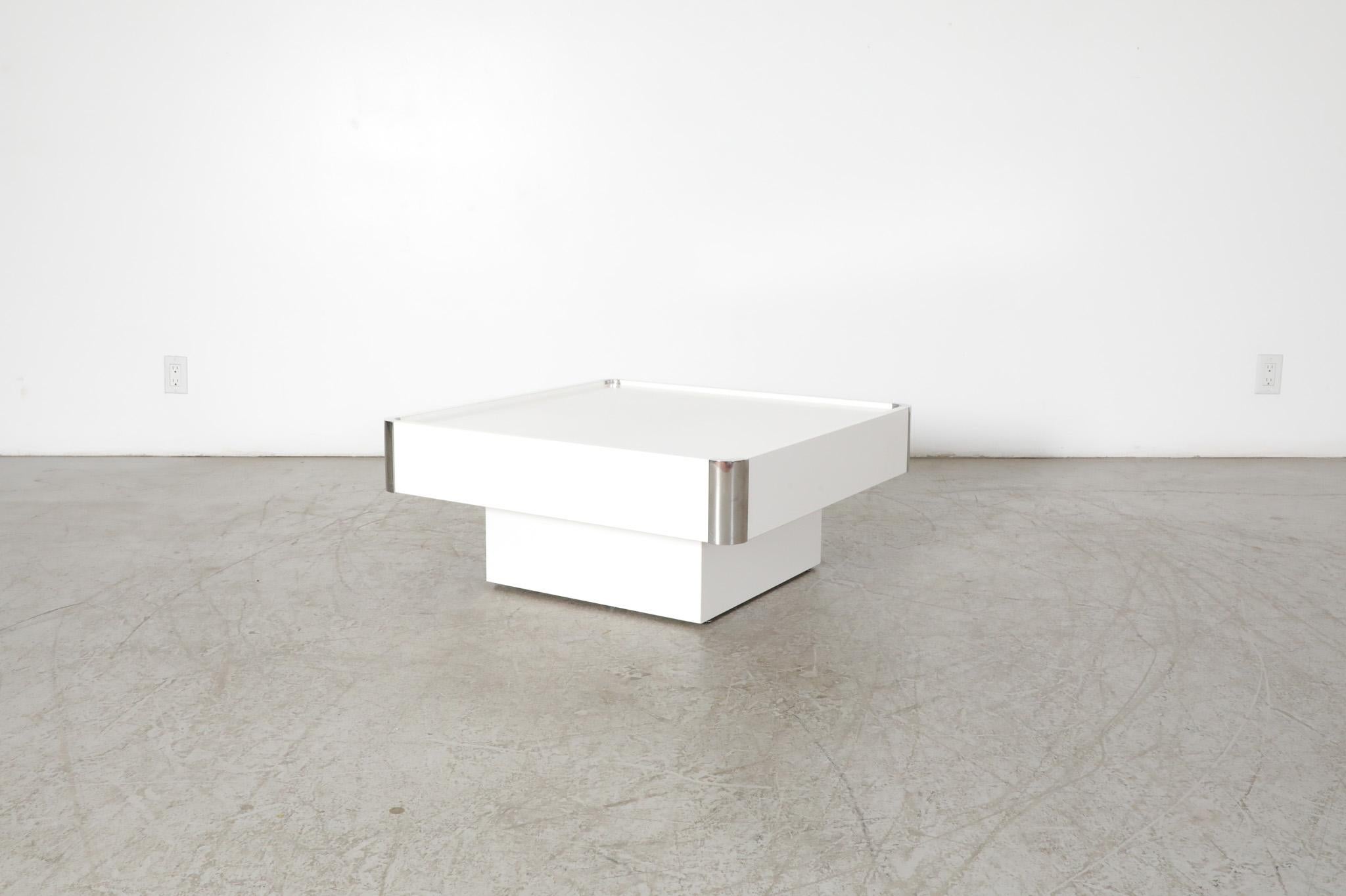 Italian Willy Rizzo Coffee Table for Mario Sabot, Italy 1970's For Sale