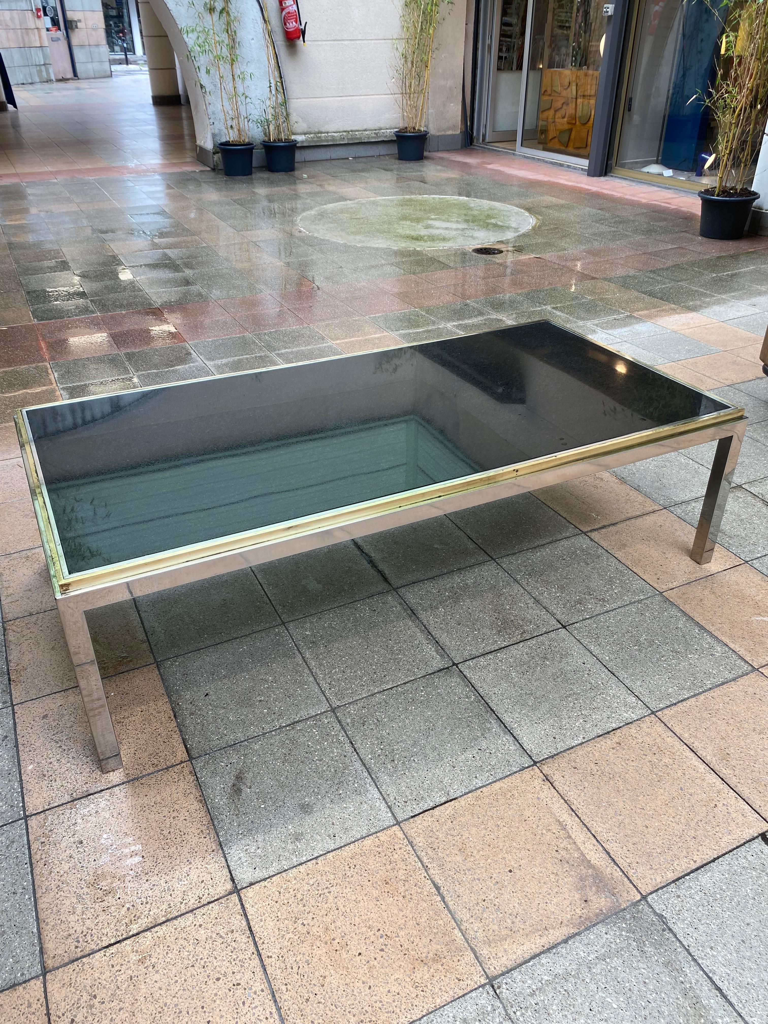 Table basse Willy Rizzo signée - 1978 en vente 2