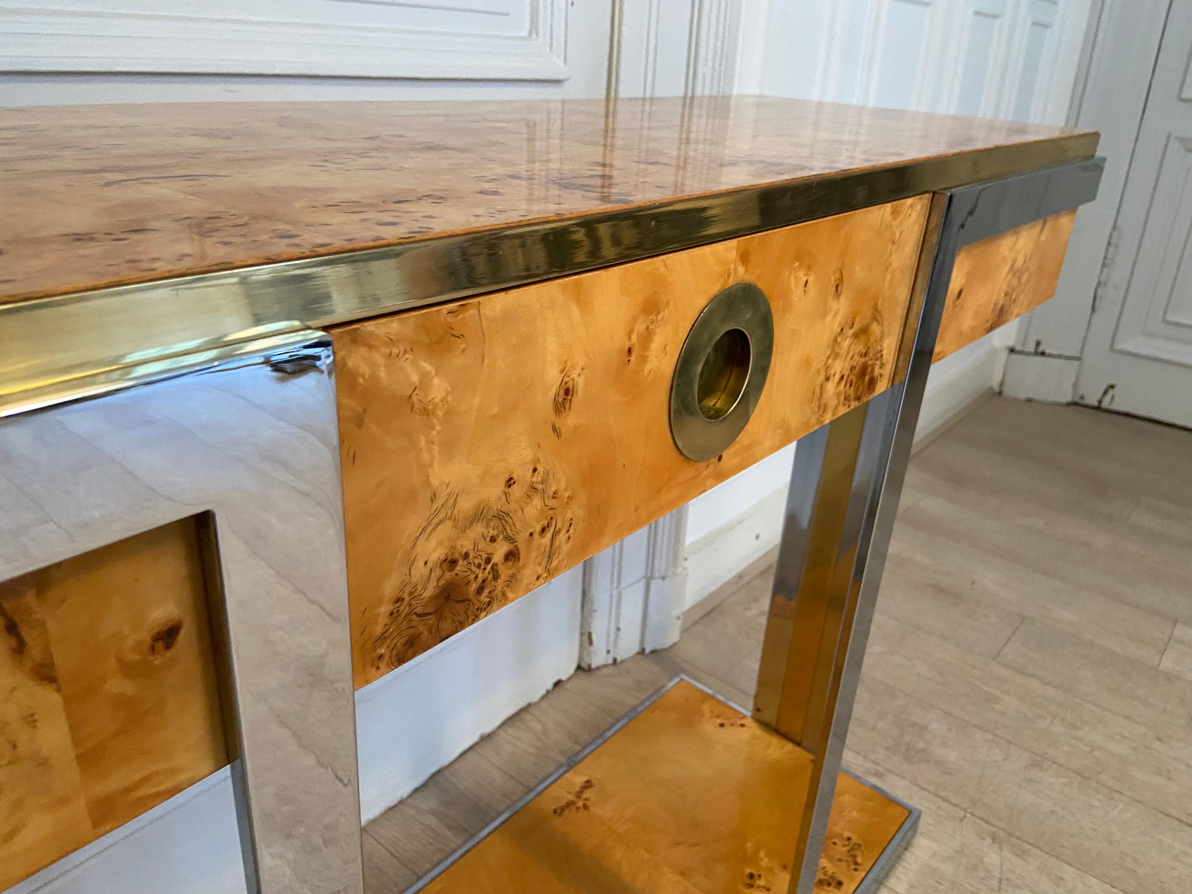 Willy Rizzo Console for Mario Sabot 'Alveo Collection' For Sale 4