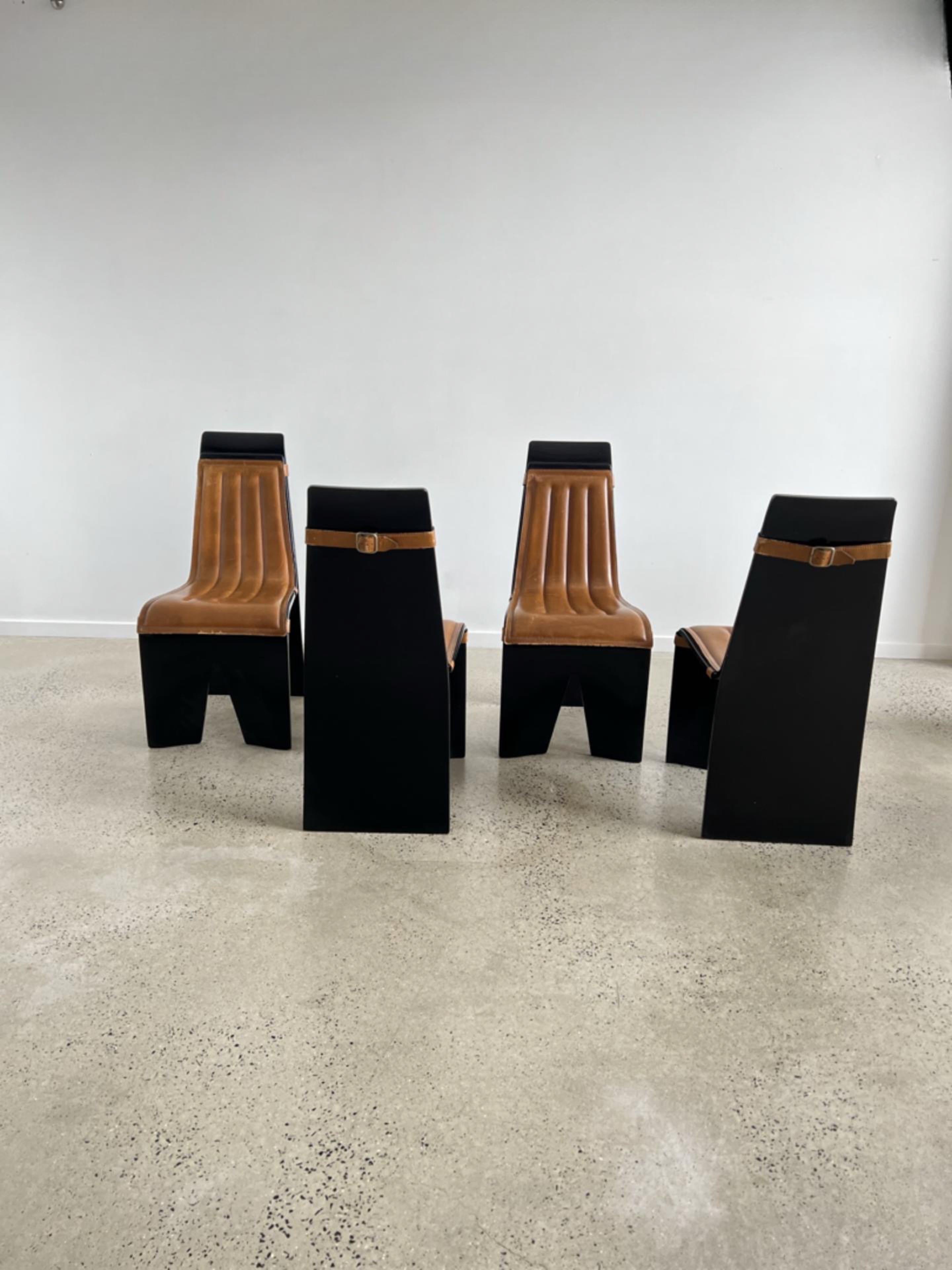 Willy Rizzo Dining Chairs for Mario Sabon For Sale 4