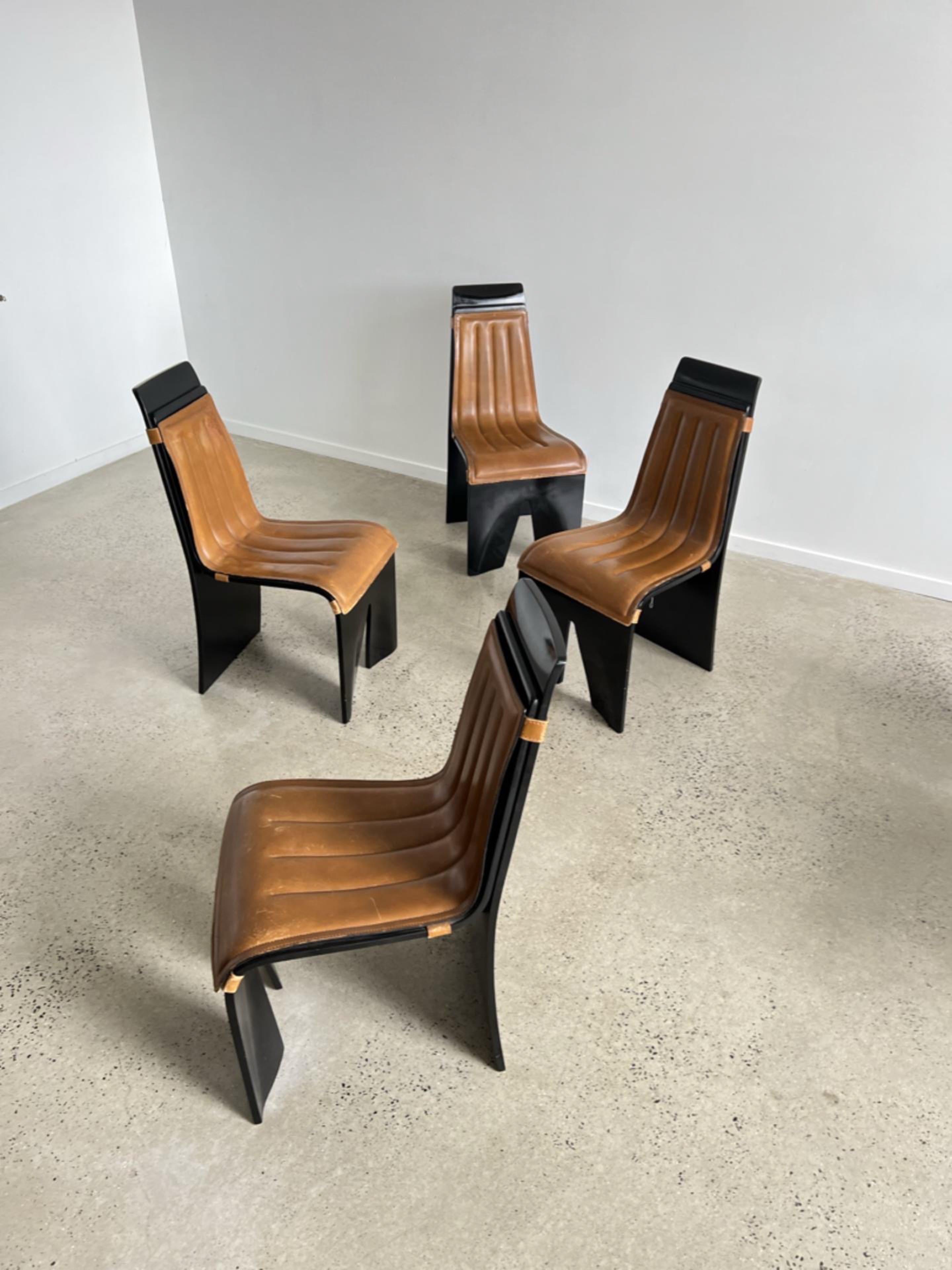 Willy Rizzo Dining Chairs for Mario Sabon For Sale 7