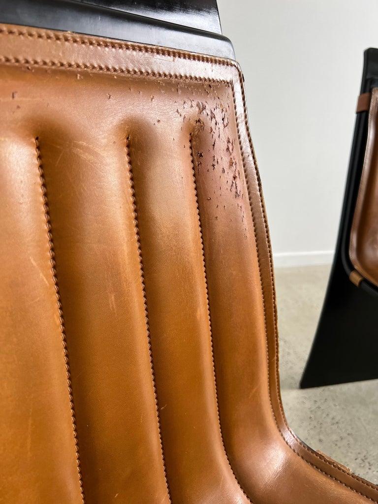 Mid-20th Century Willy Rizzo Dining Chairs for Mario Sabon