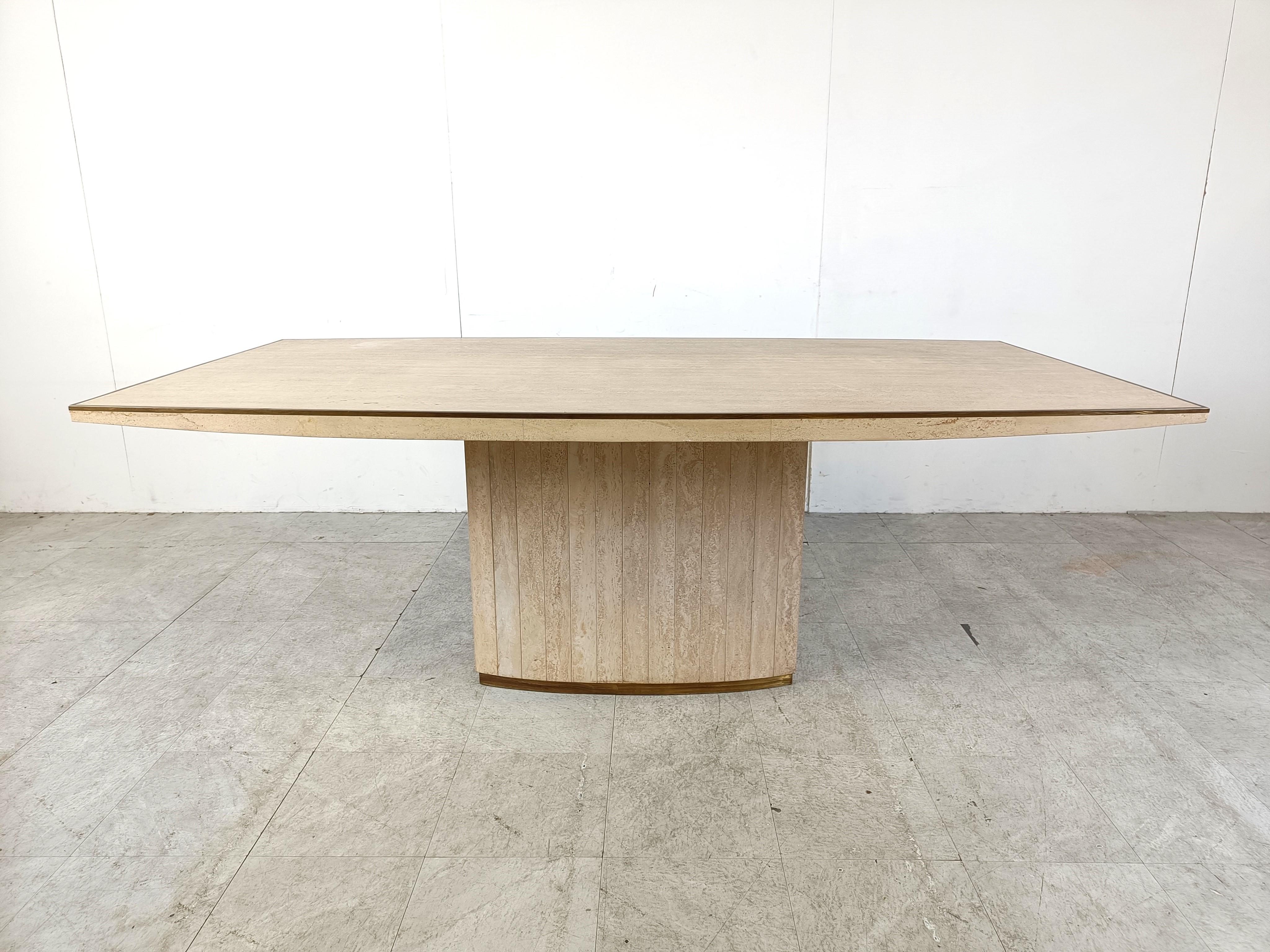 Mid-Century Modern Willy rizzo dining table for Jean Charles, 1970s