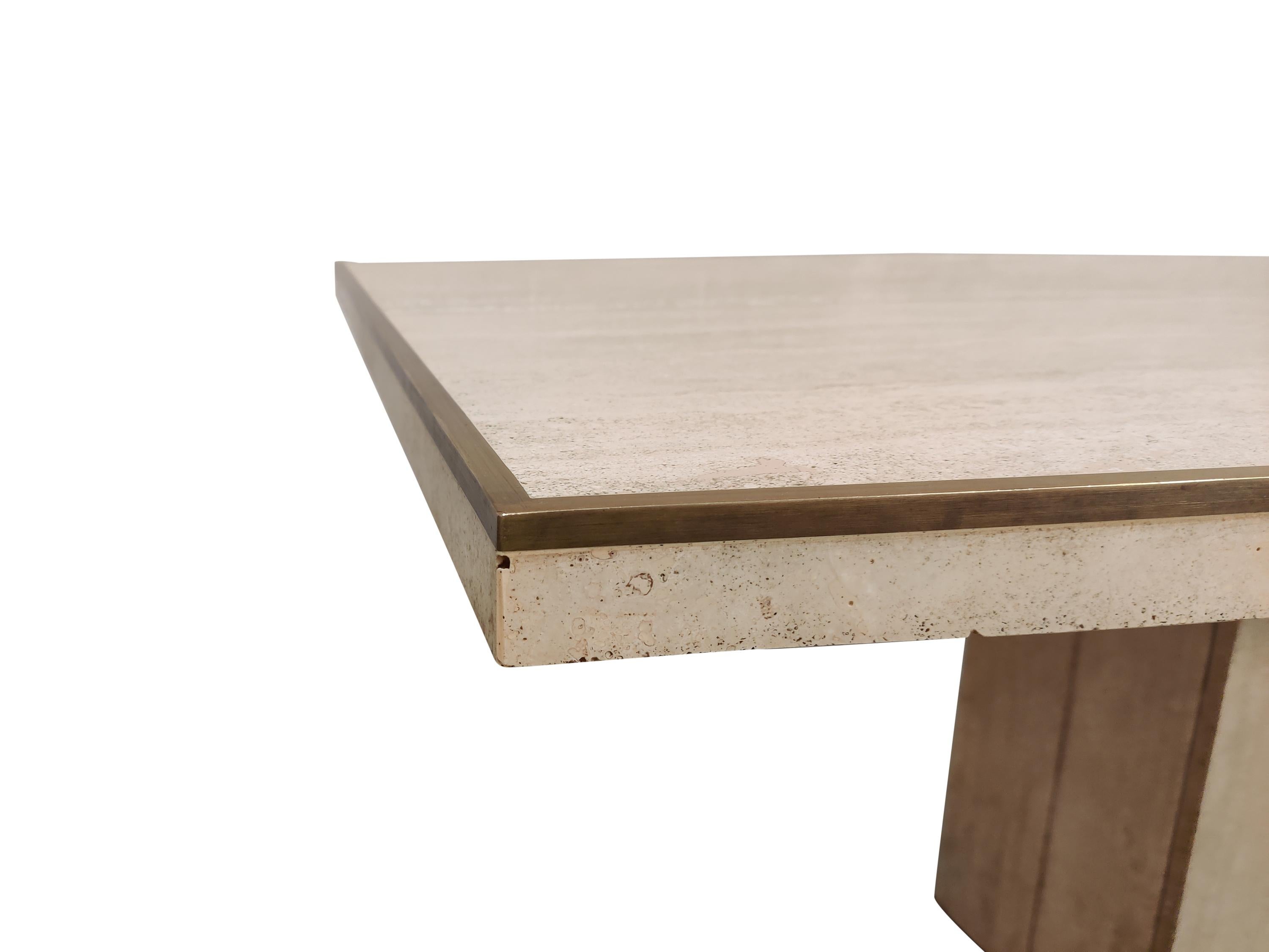 Willy Rizzo Dining Table for Jean Charles, 1970s In Good Condition In Leuven, Vlaams Gewest