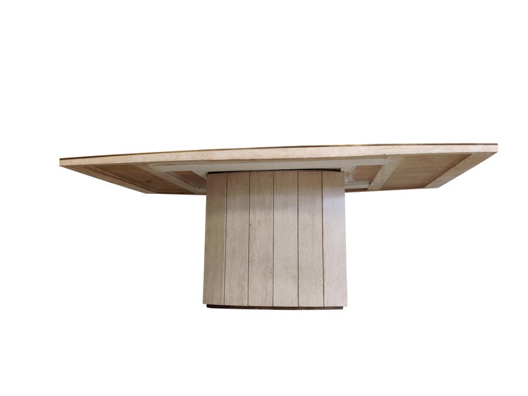 Brass Willy Rizzo Dining Table for Jean Charles, 1970s For Sale