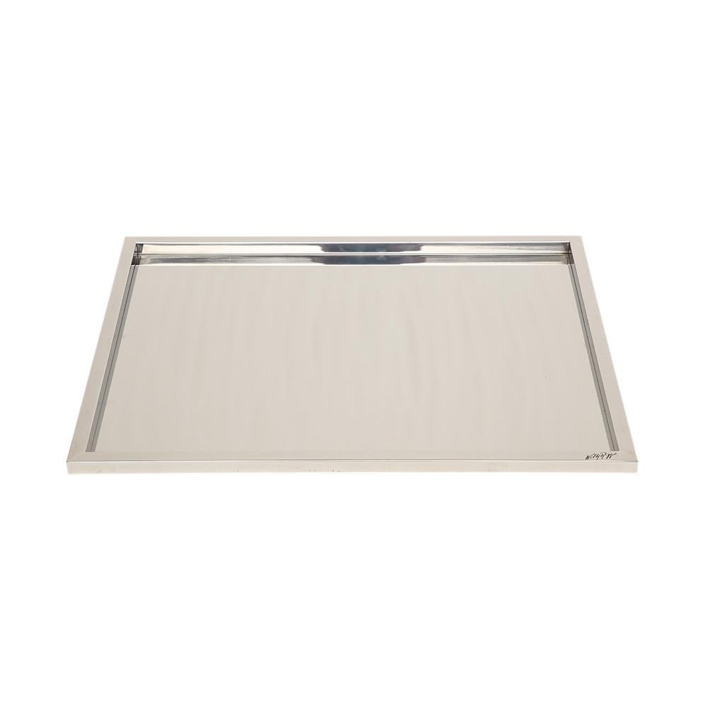 Willy Rizzo Drink Trays, Brass, Polished Stainless Steel, Signed For Sale 8