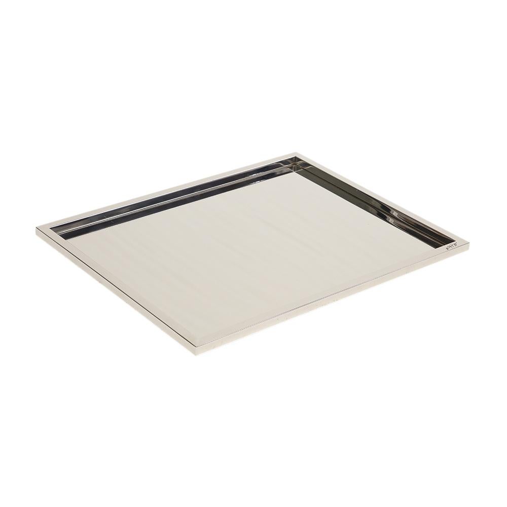 Willy Rizzo Drink Trays, Brass, Polished Stainless Steel, Signed For Sale 9