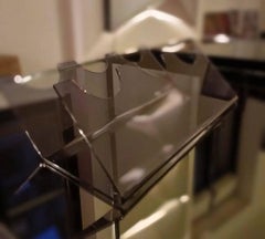 Willy Rizzo pour Cidue 70s Bar Coffee Table, Design, Minimalist, 1970