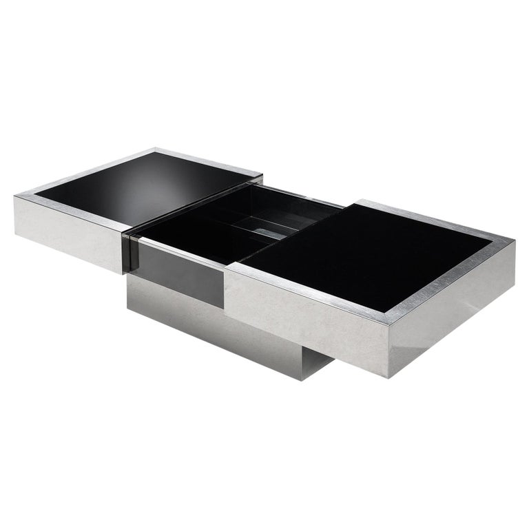 Willy Rizzo for Cidue Hidden Bar Coffee Table