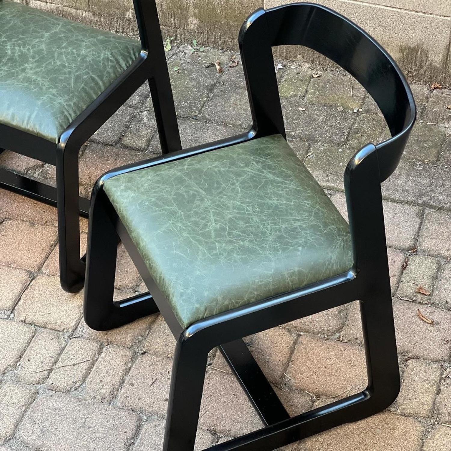 Chaises de salle à manger de collection Willy Rizzo pour Mario Sabot, ensemble de quatre pièces État moyen - En vente à Milano, IT