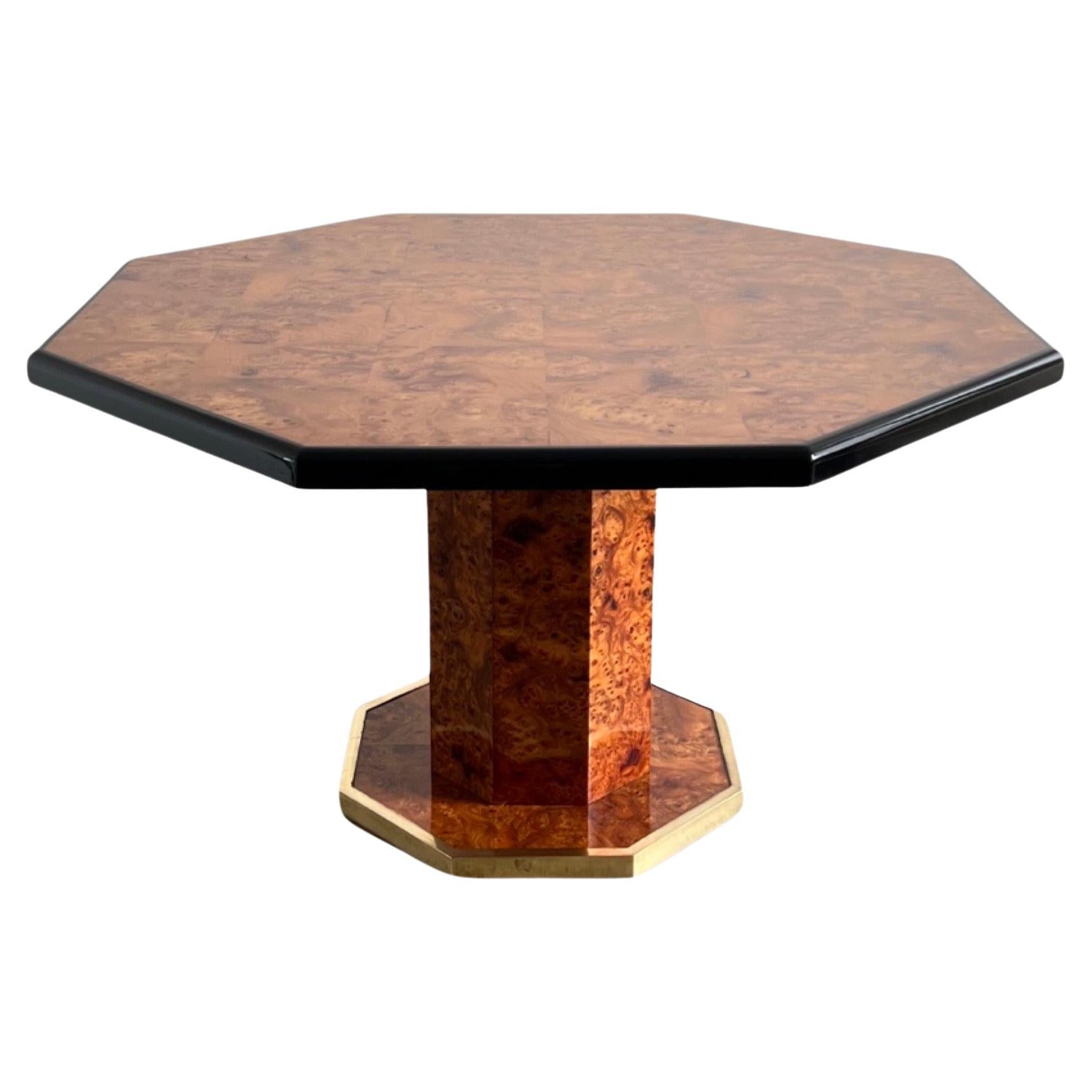 Willy Rizzo for Mario Sabot Octagonal Dining Table