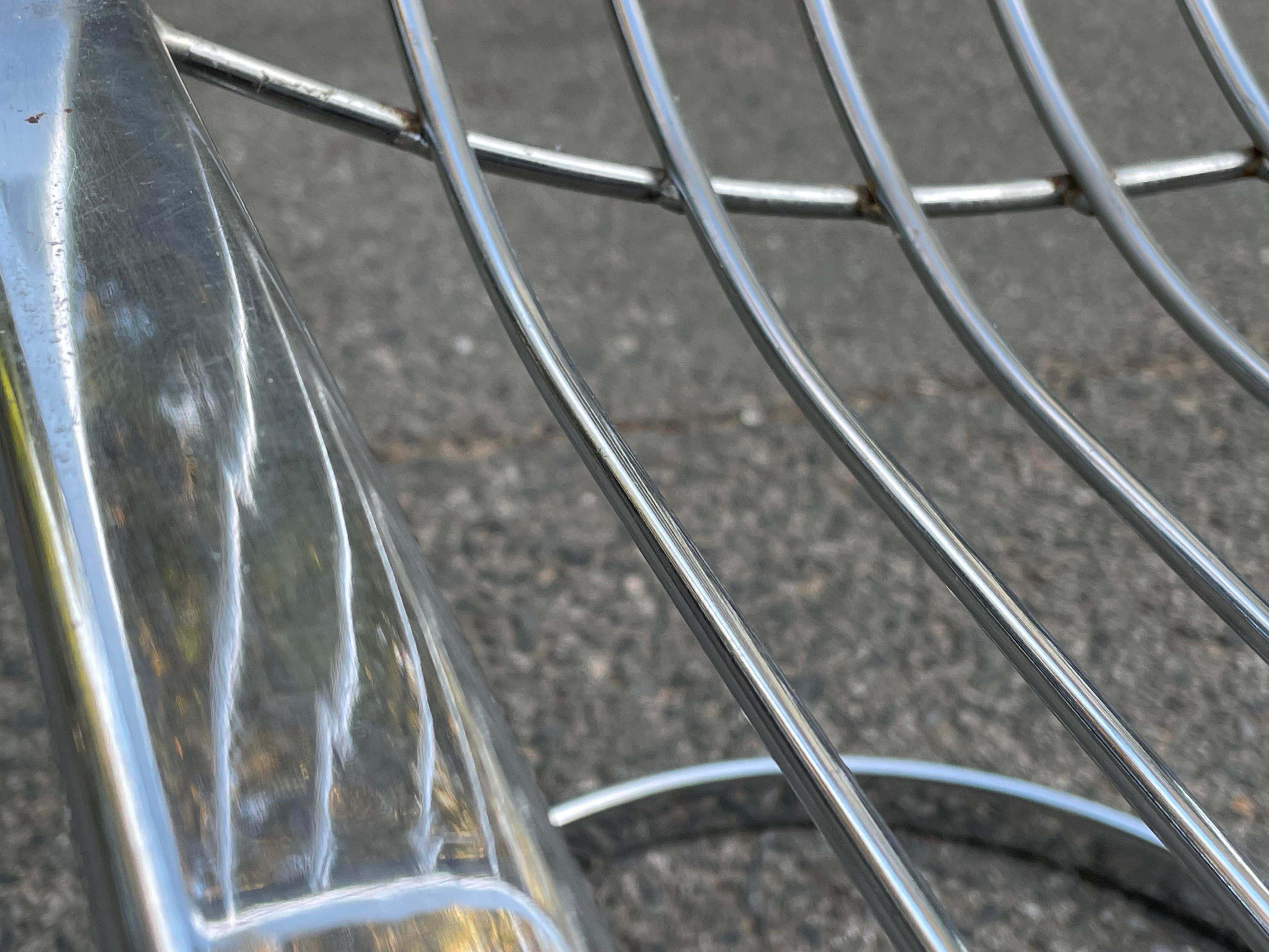 Willy Rizzo Four Chrome & Black Dining Chairs for Cidue, Italy 1970s 8