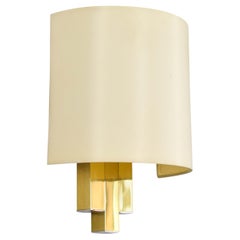 Hollywood Regency Brass Wall Sconce for BD Lumica, Spain, 1970