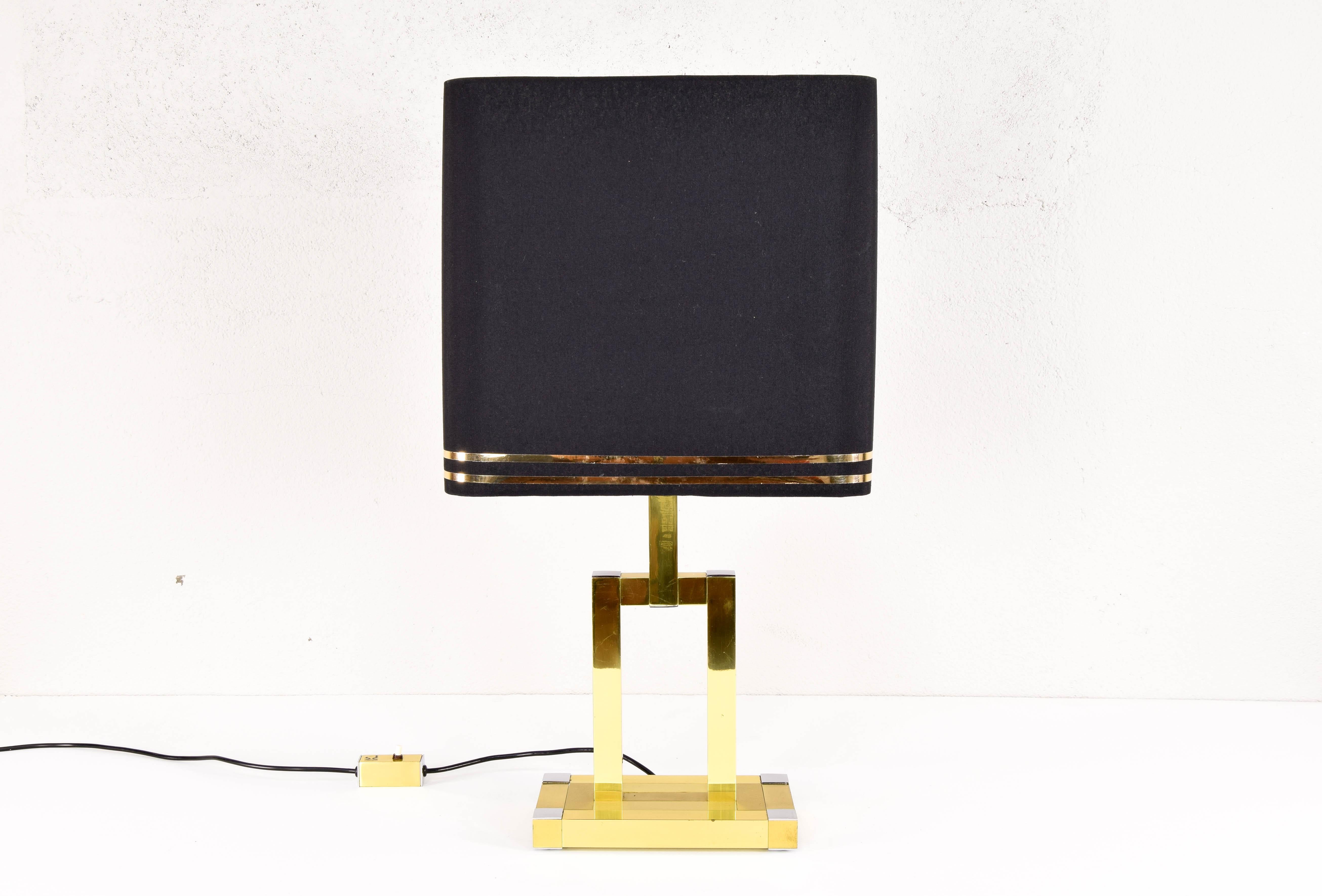  Mid-Century Italian Modern Brass Table Lamp by Lumica, 1970 5