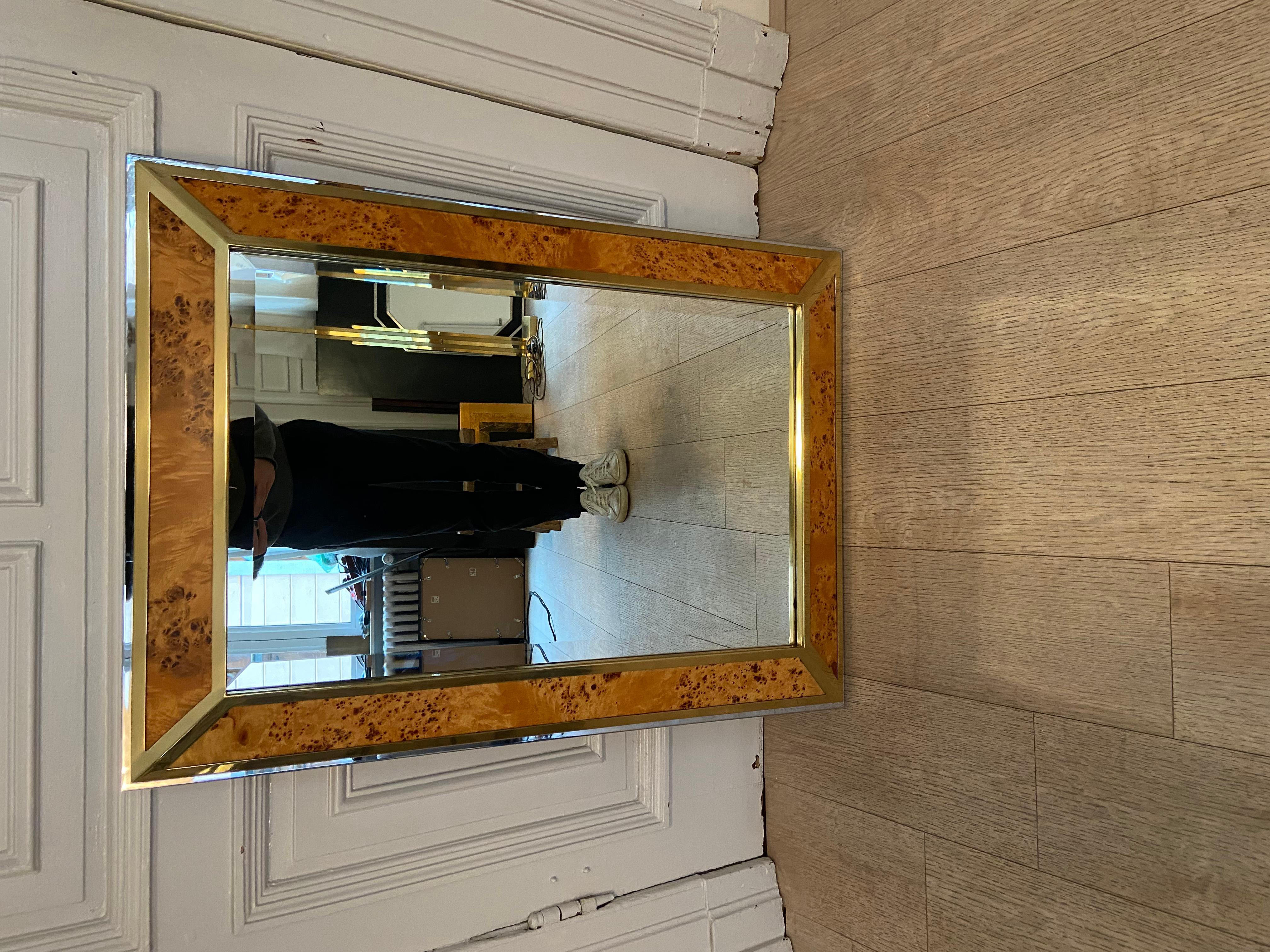 Willy Rizzo mirror for Mario Sabot (ALVEO collection).