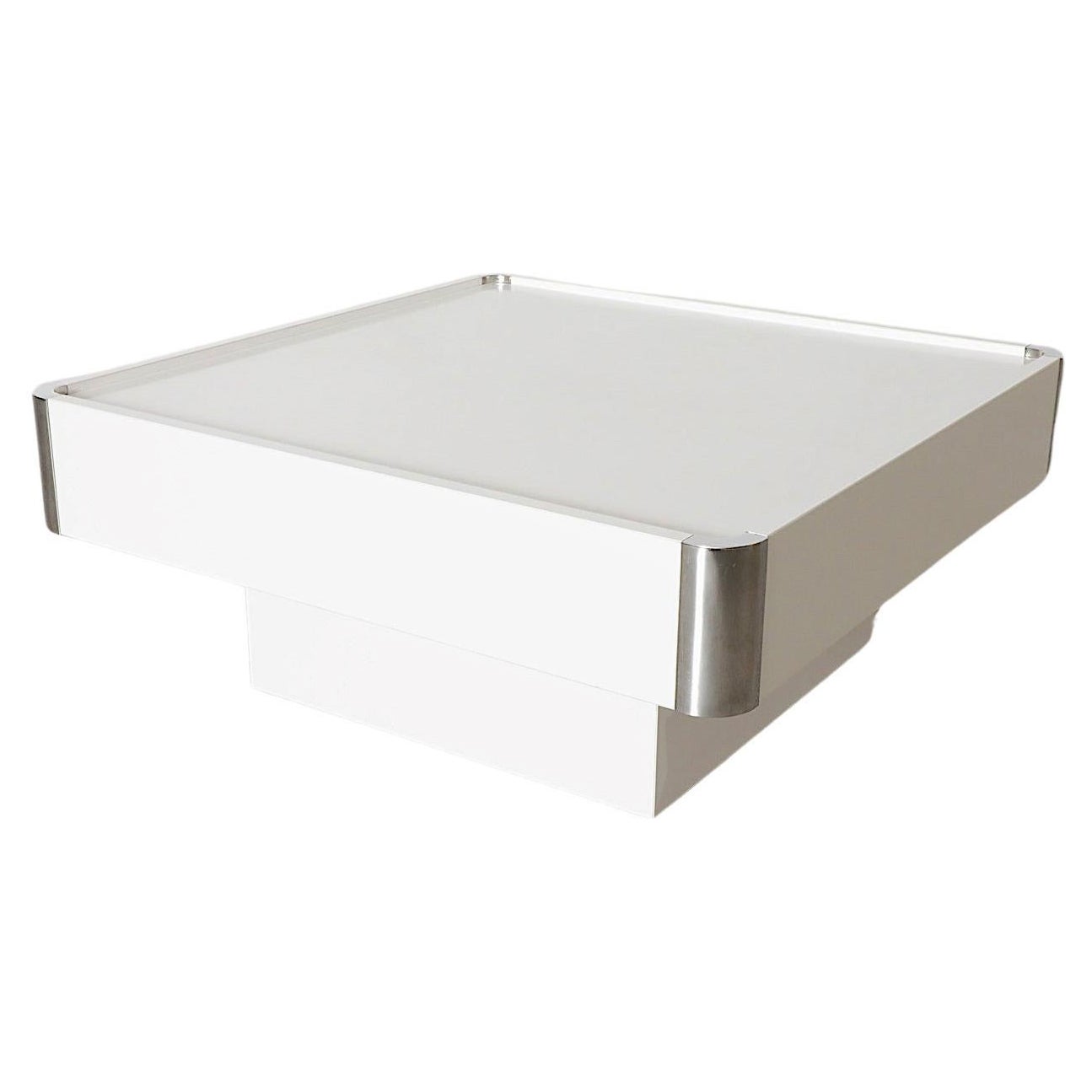 Willy Rizzo Modernist Coffee Table for Mario Sabot, Italy 1970's
