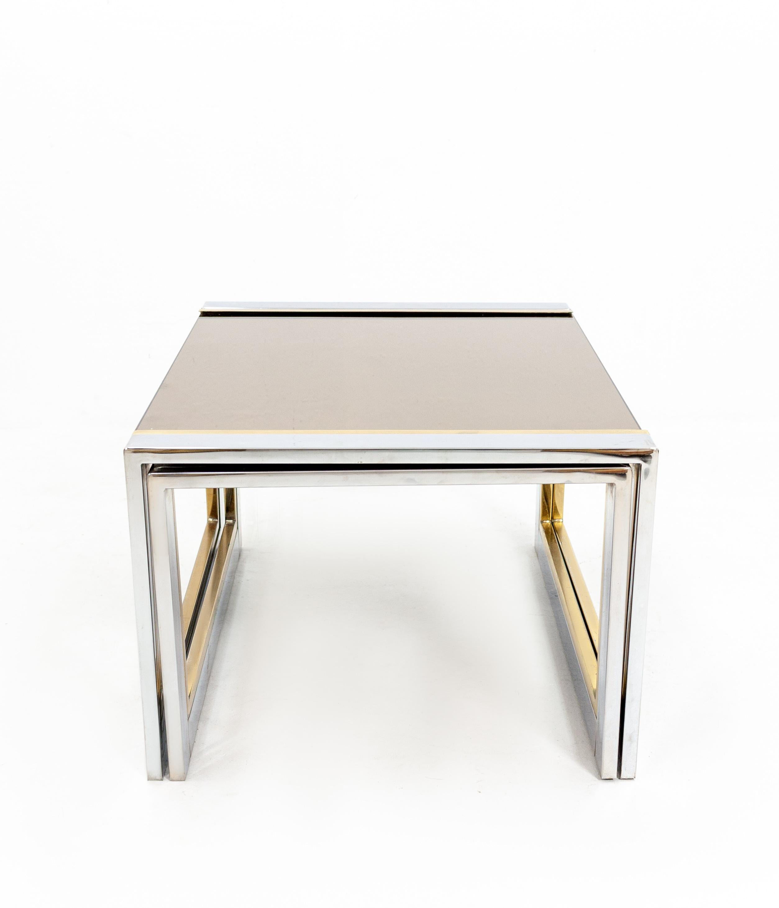 Hollywood Regency Willy Rizzo Nesting Tables