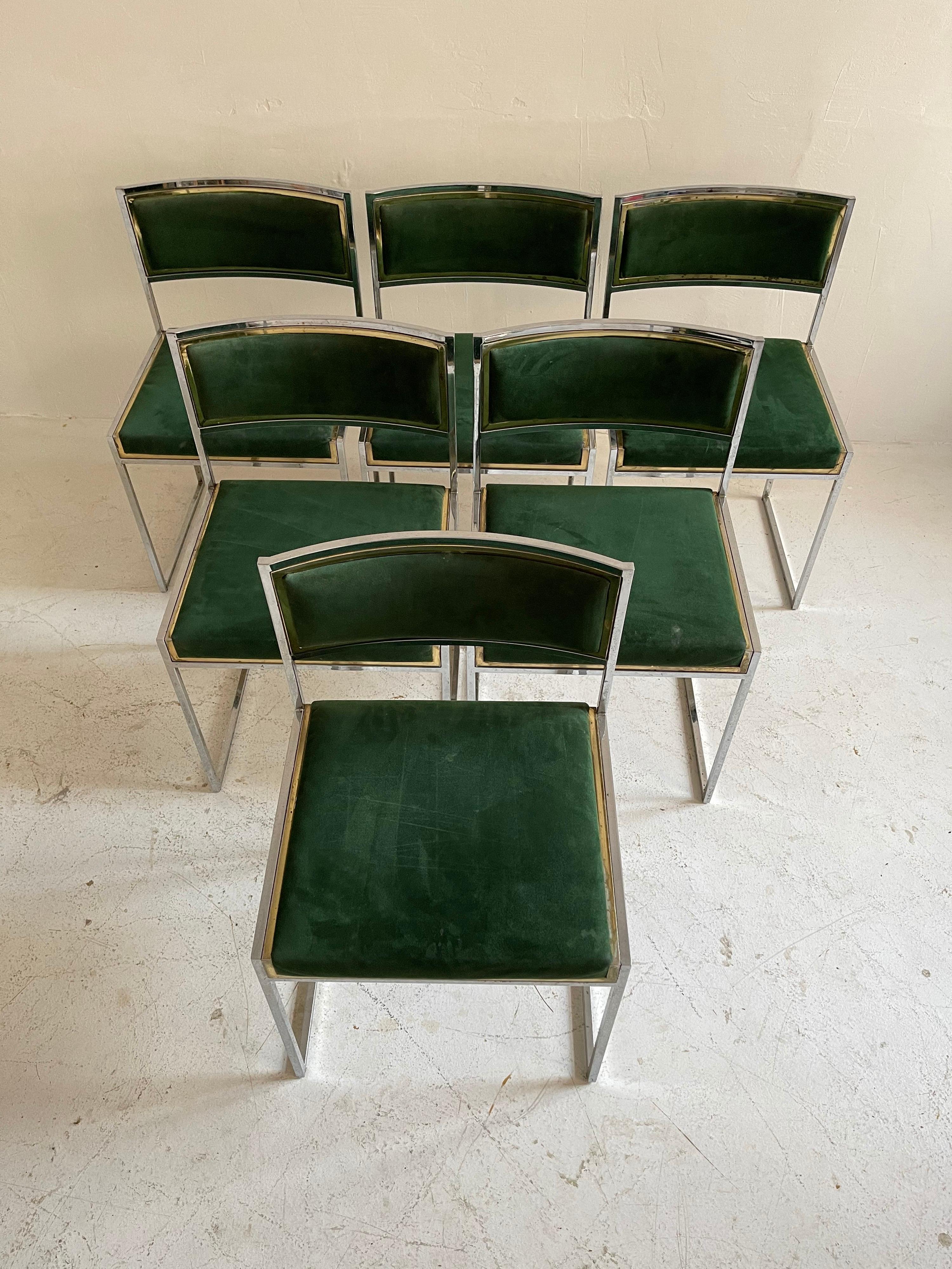 green suede dining chairs
