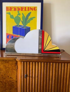 Space age rare table lamp, Italy 1970s