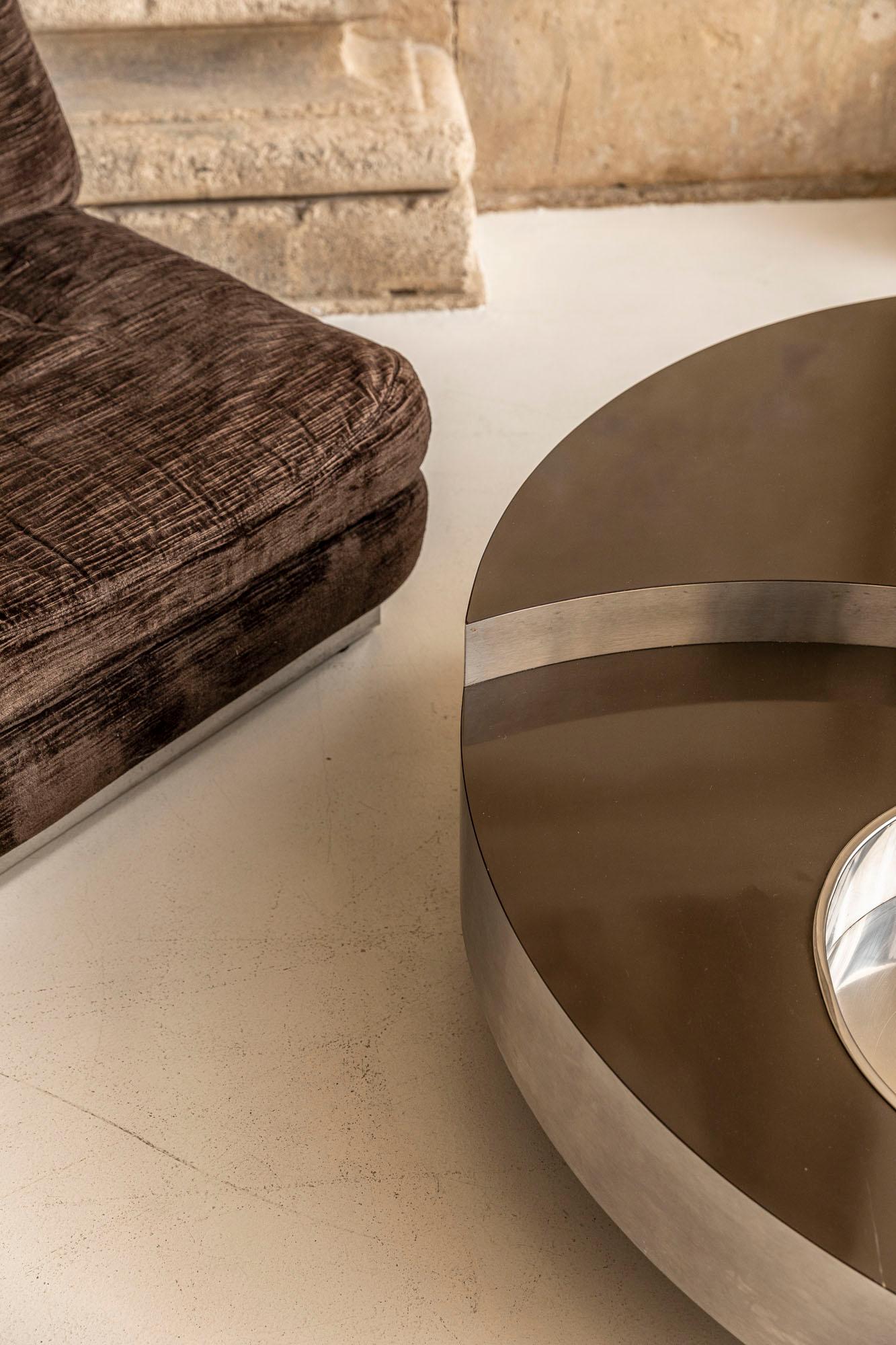 Willy Rizzo Revolving Coffee Table 3