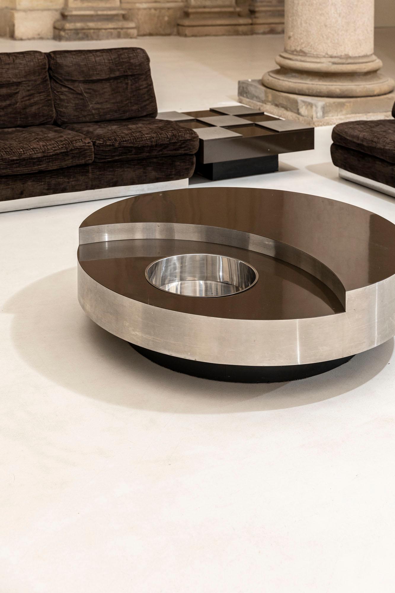 Willy Rizzo Revolving Coffee Table 7