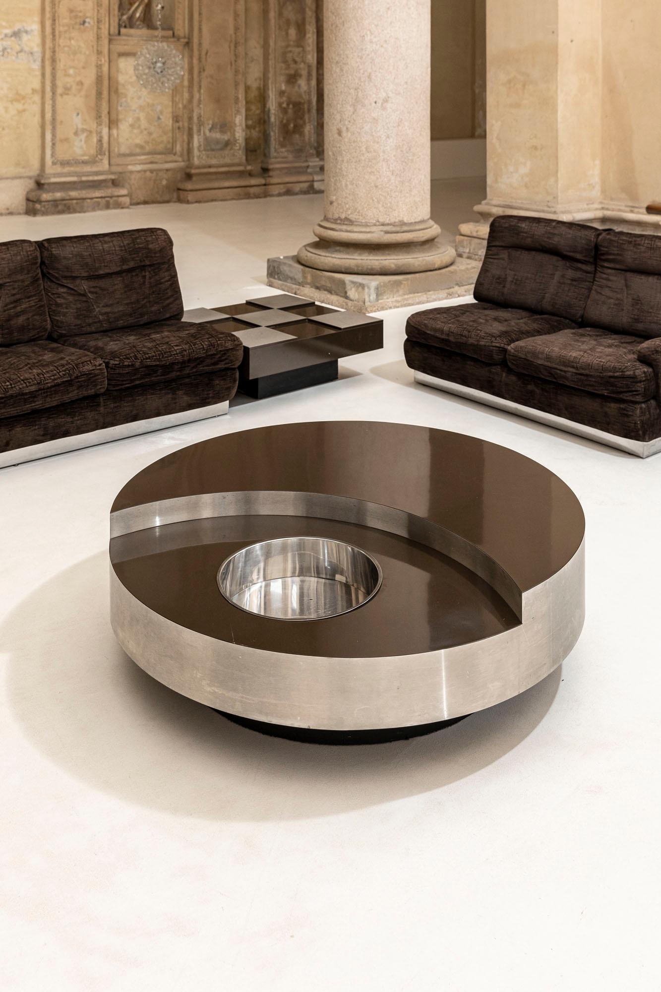 Willy Rizzo Revolving Coffee Table 8