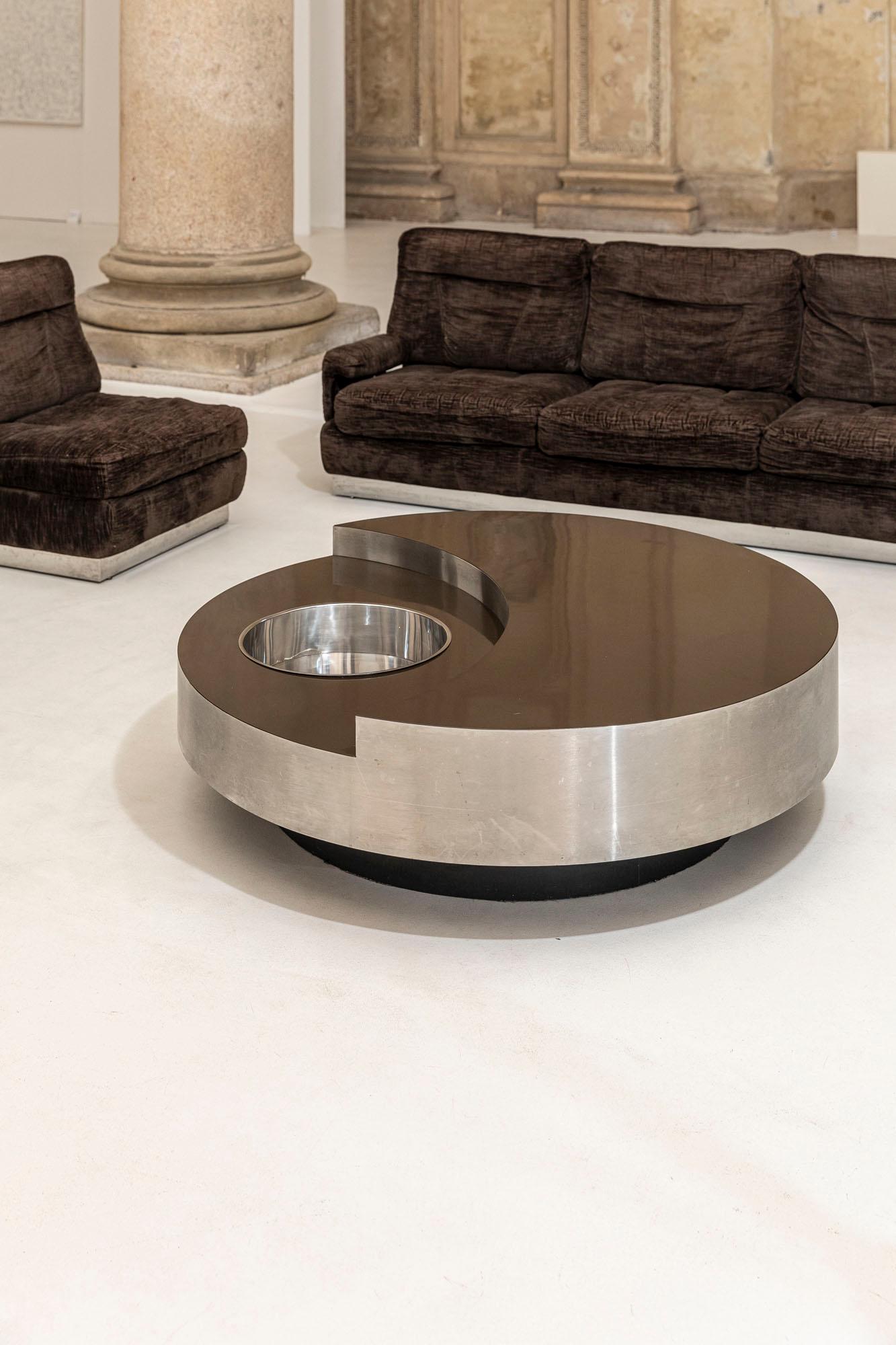 Willy Rizzo Revolving Coffee Table 9