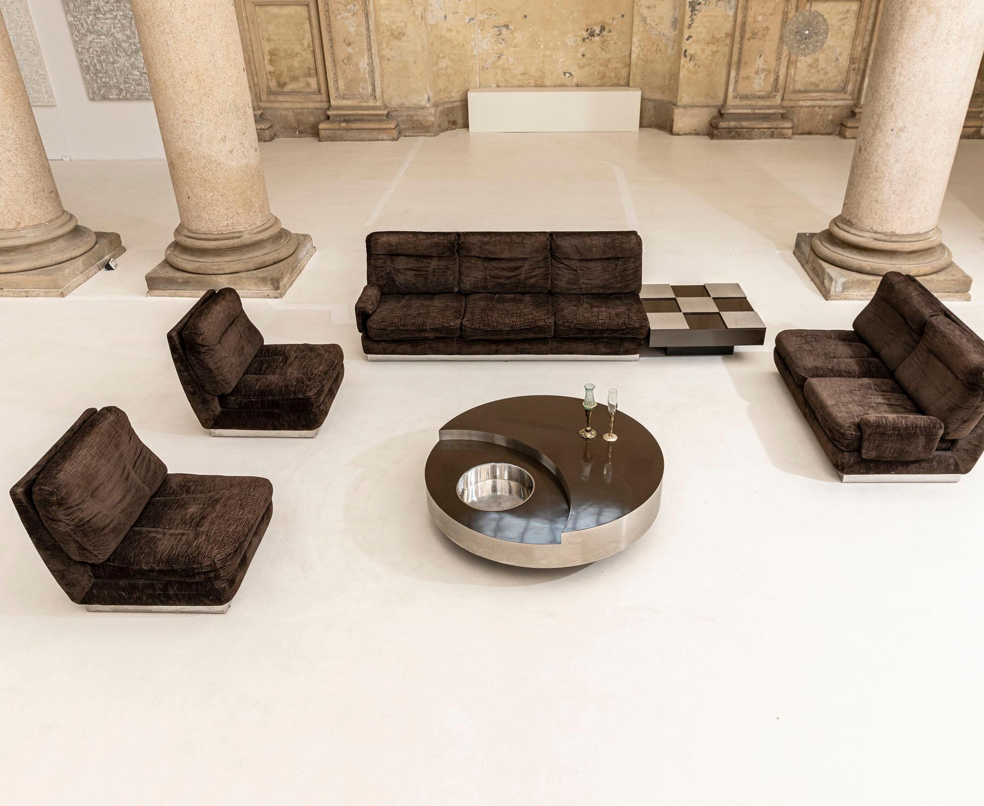 Willy Rizzo Revolving Coffee Table 10