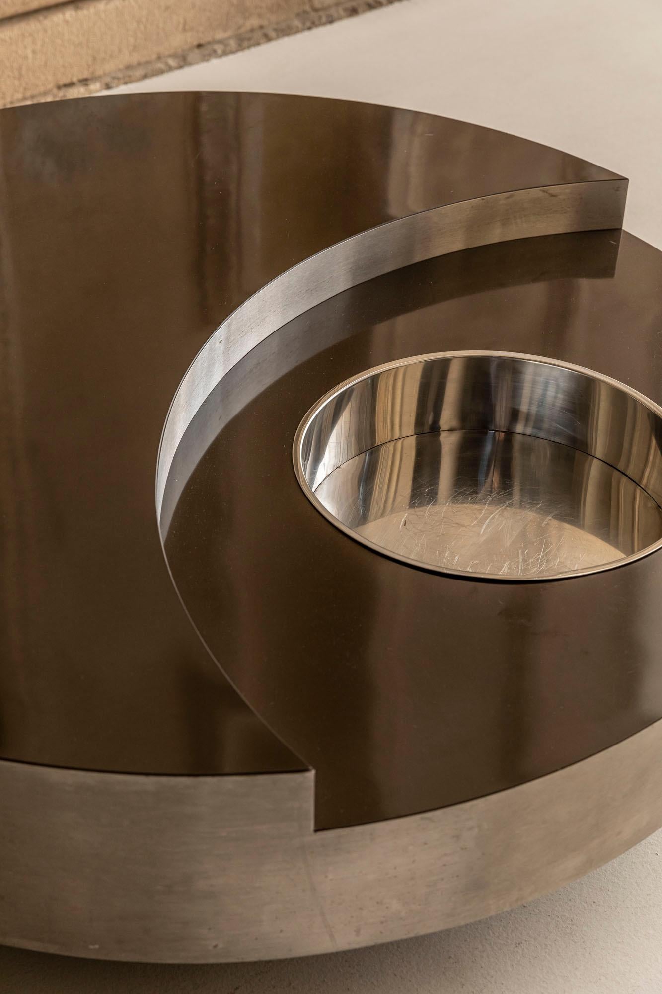 Willy Rizzo Revolving Coffee Table 1