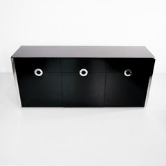Willy Rizzo ‘Sideboard Alveo’ in Lacquer and Metal for Mario Sabot, Italy - 1970