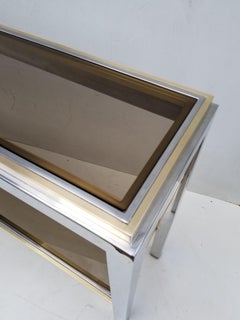 Console a 2 piani firmata Willy Rizzo