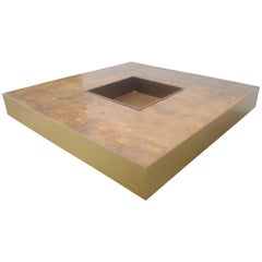 Antique Willy Rizzo Signed Coffee Table Original