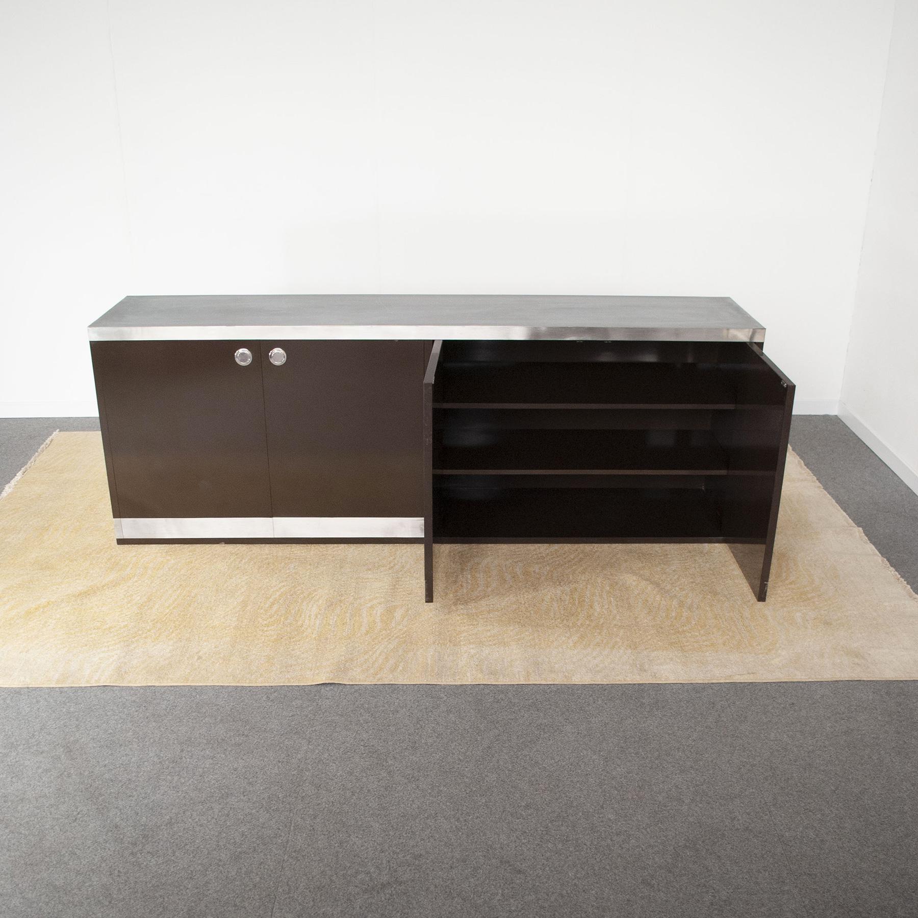 Willy Rizzo Stalin Mid-Century Sideboard for Sabot 70's 1