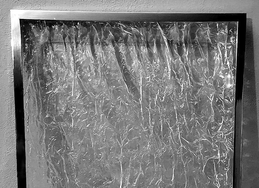 Plateau italien de style Willy Rizzo en plexiglas et laiton nickelé en vente 8