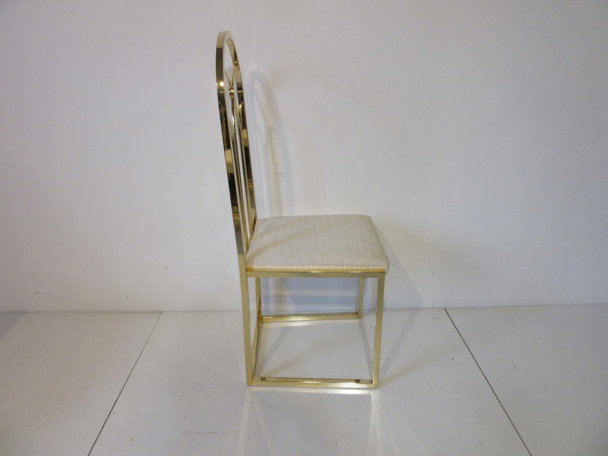 gold dining chairs