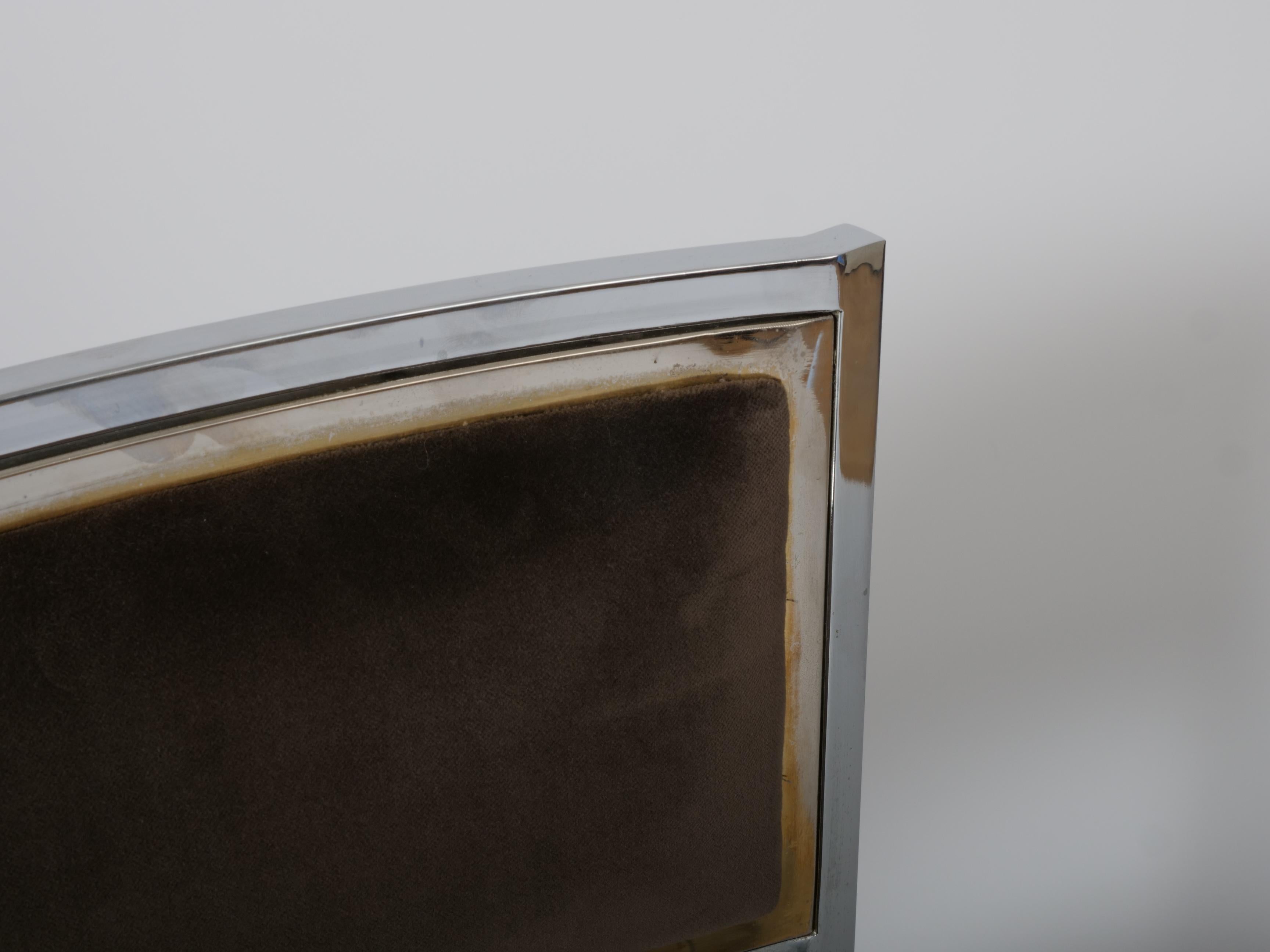 Table et six chaises Willy Rizzo. Italie c1970 en vente 1