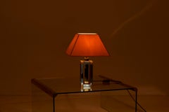 Attr. Lampe de table Willy Rizzo, Italie, années 1970