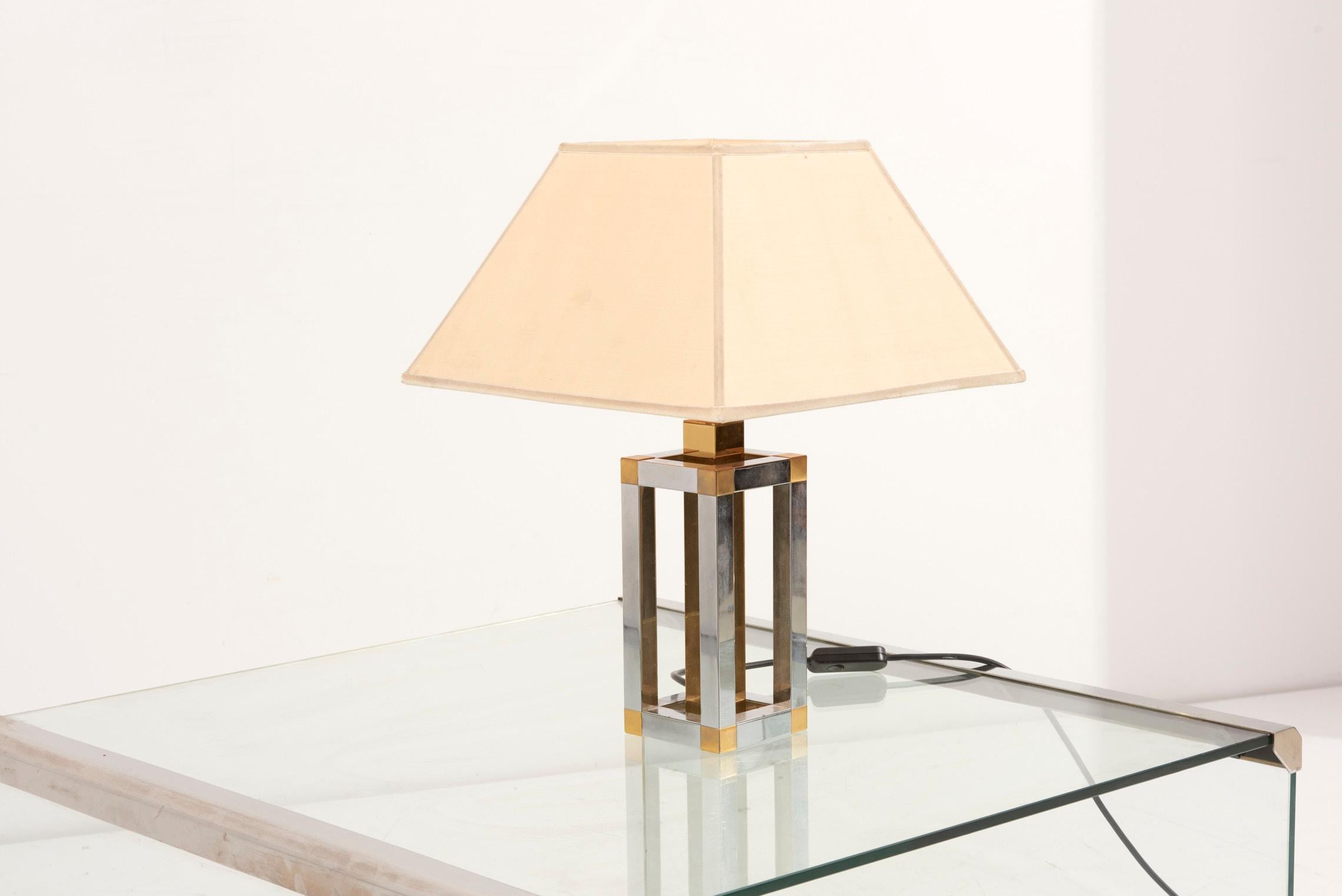 Willy Rizzo Table Lamp, Italy, 1970s In Good Condition For Sale In Berlin, DE