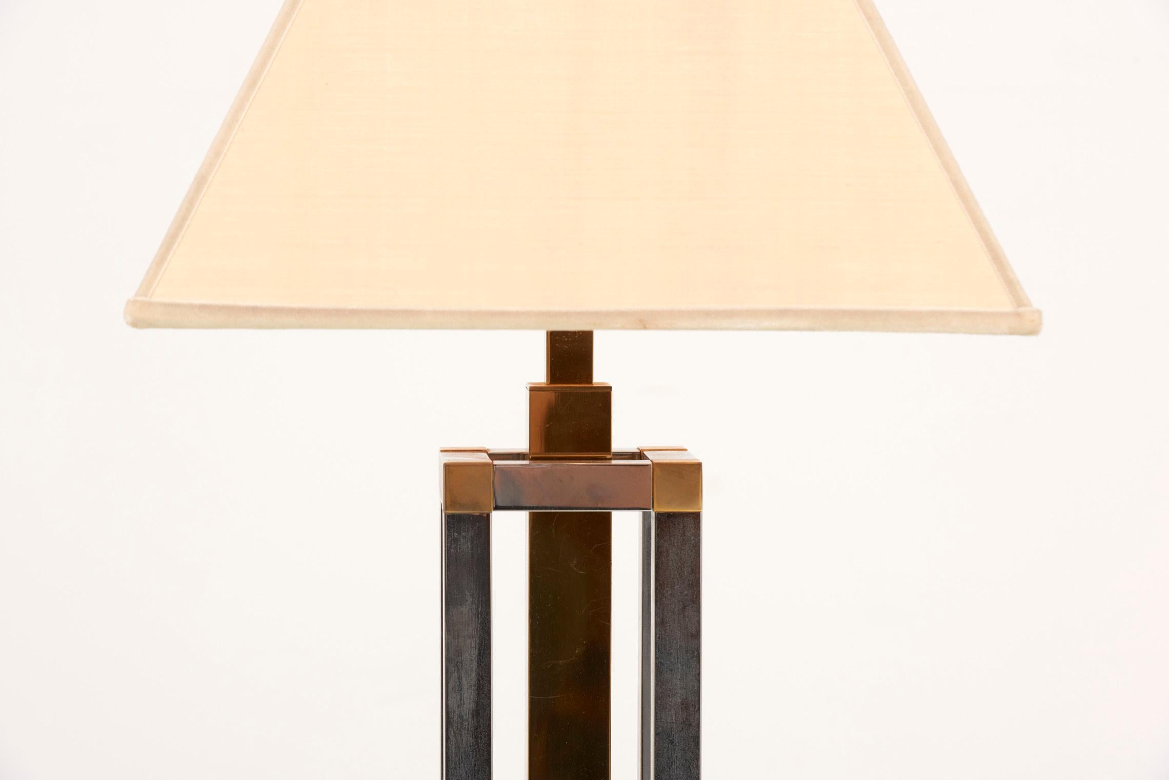 Brass Willy Rizzo Table Lamp, Italy, 1970s For Sale
