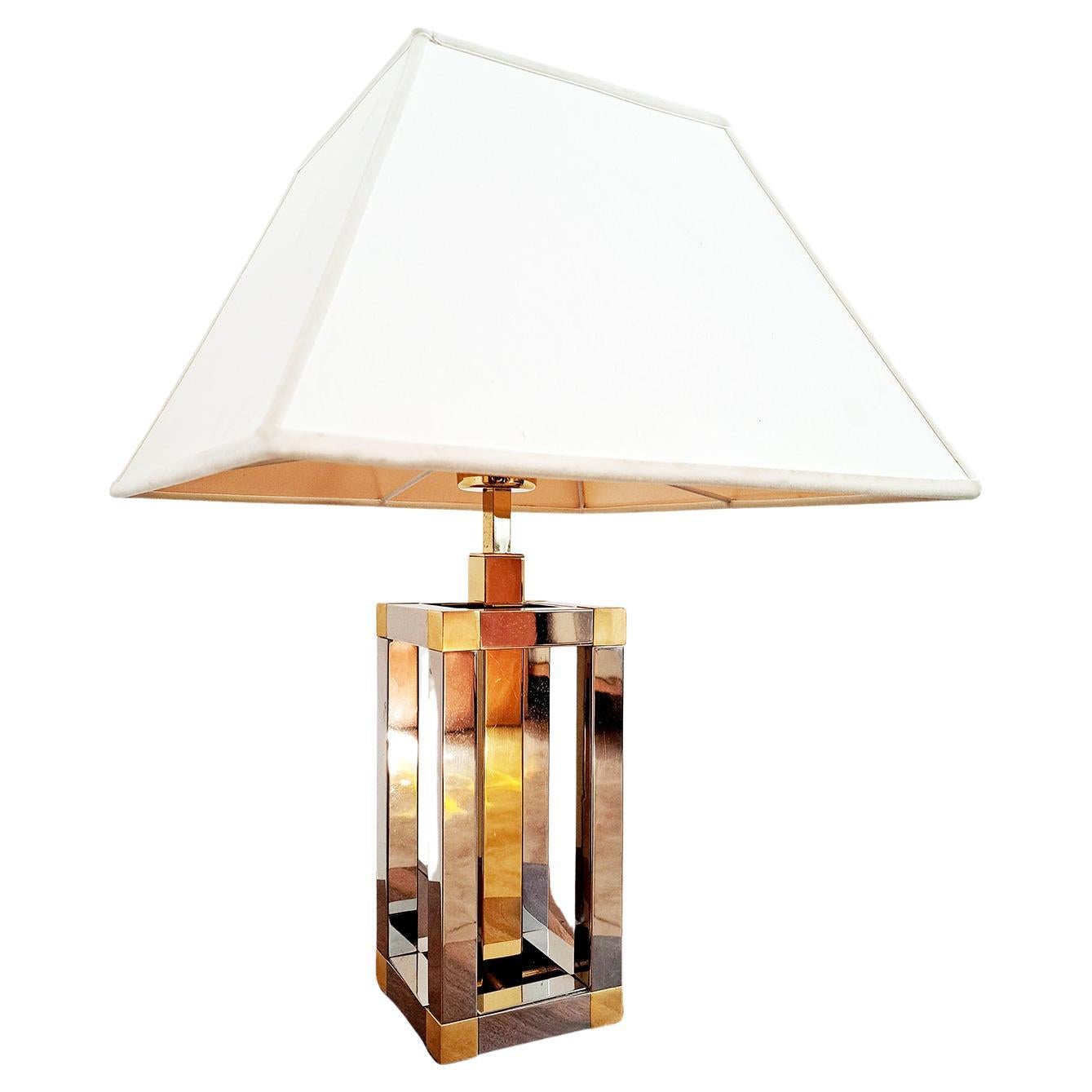 Table Lamp,  in style of Willy Rizzo, Italy 1970s