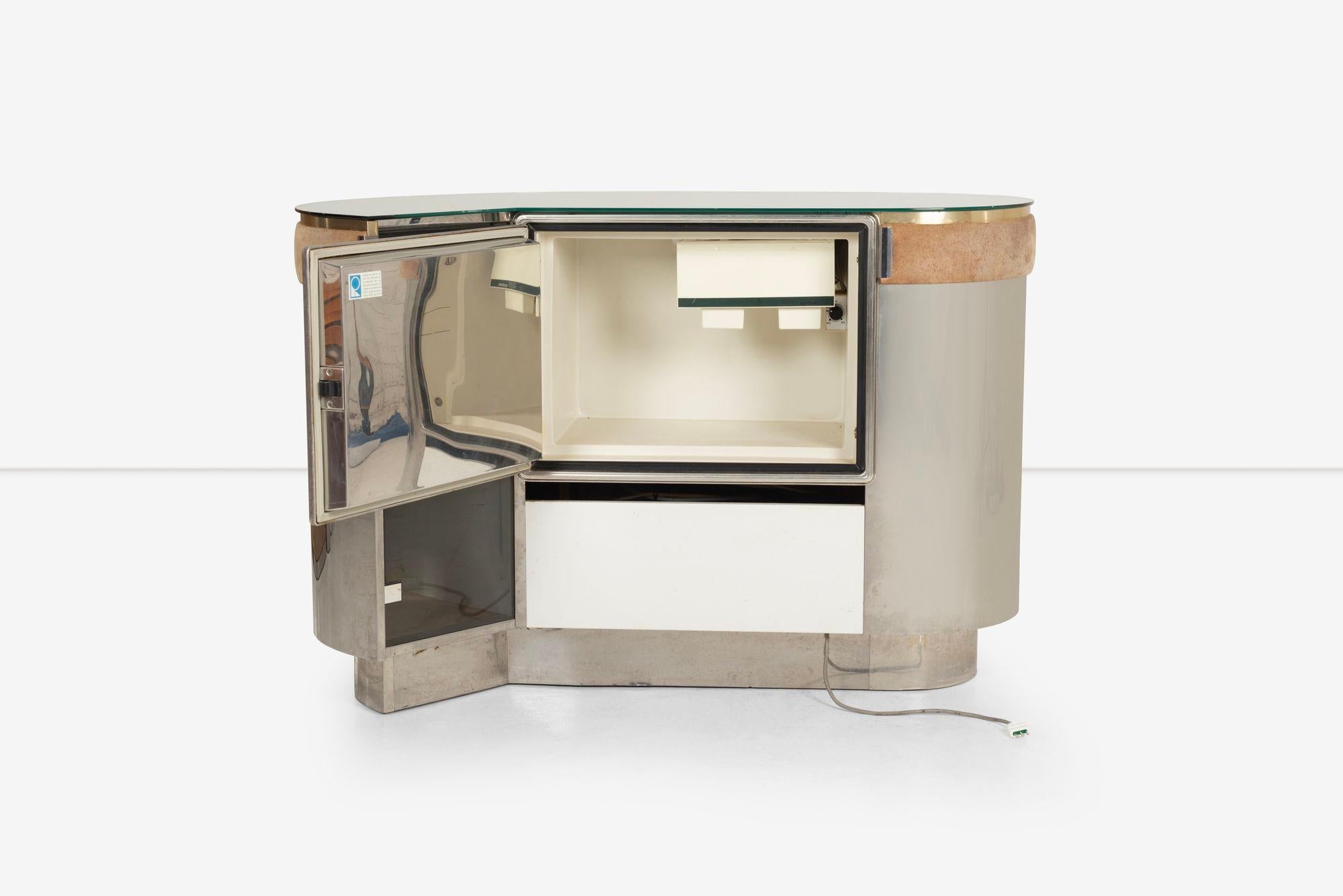 Willy Rizzo Three Piece Bar Set with Counter Stool 2