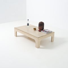 Table basse Willy Rizzo en travertin