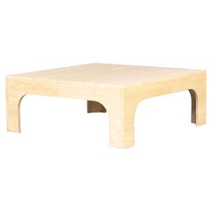 Willy Rizzo Travertine Coffee Table