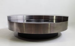 Table basse tournante Willy Rizzo TRG, Italie, 1970