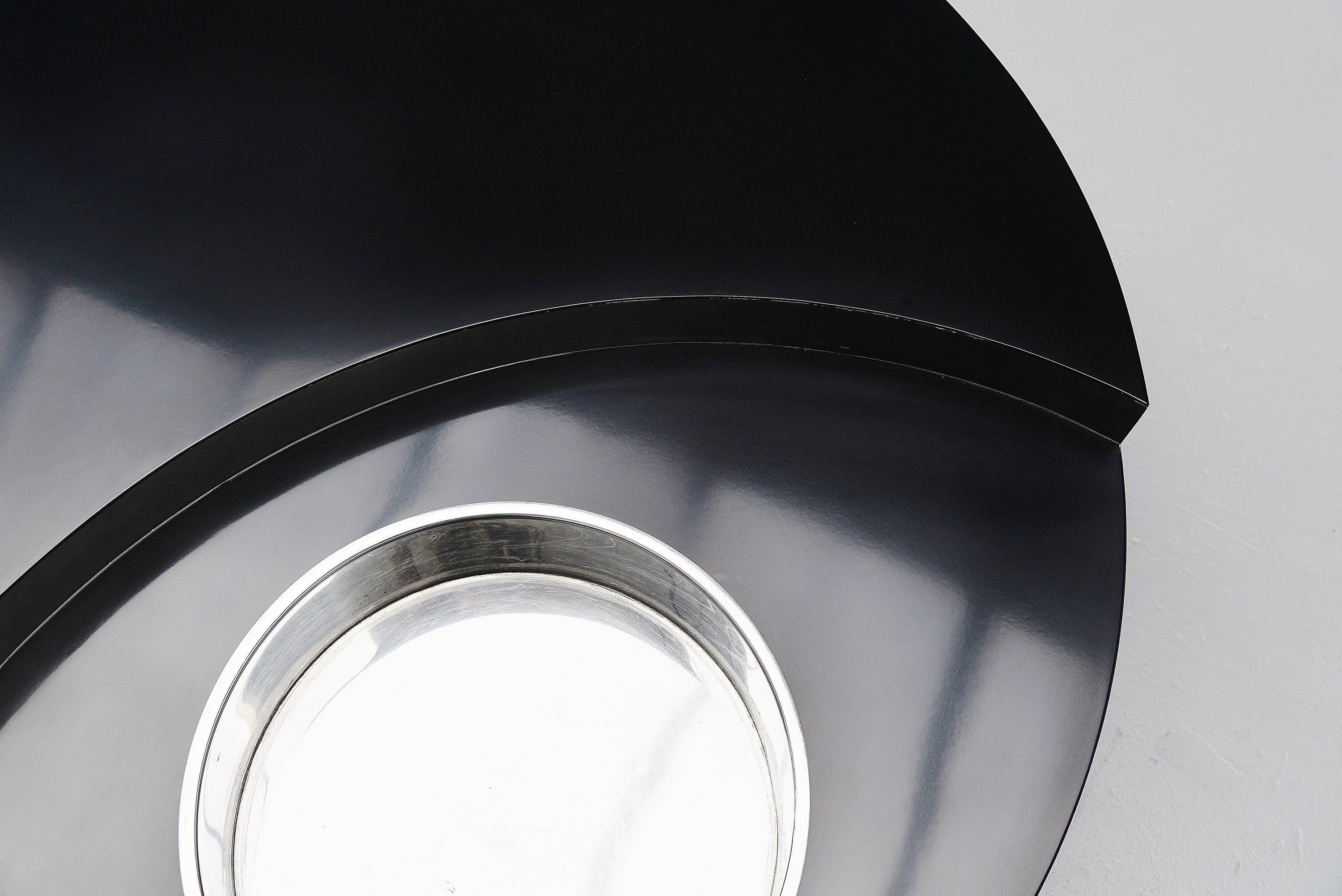 Late 20th Century Willy Rizzo TRG Revolving Coffee Table, Italy, 1970