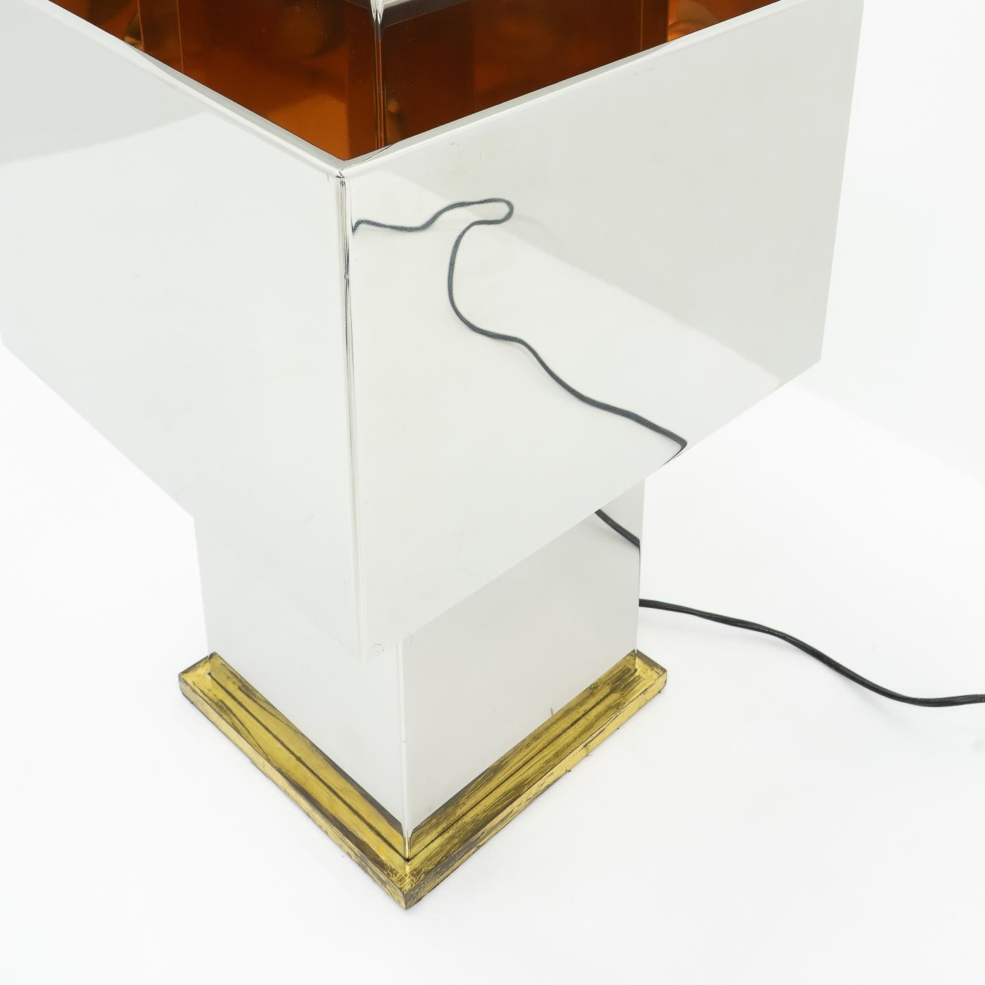 Willy Rizzo, Vintage “Love” Table Lamp, 1970s For Sale 1