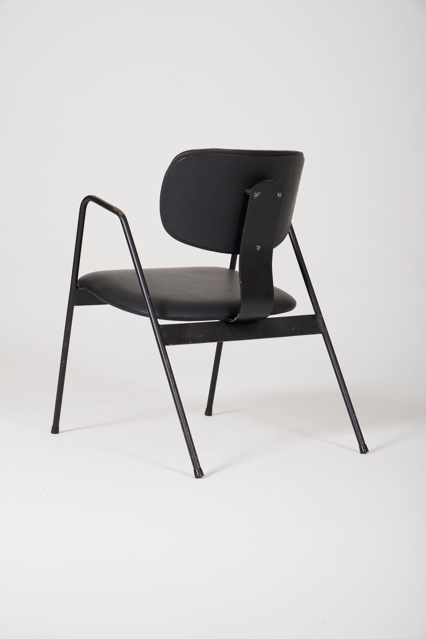 Willy Van der Meeren armchair In Excellent Condition In PARIS, FR