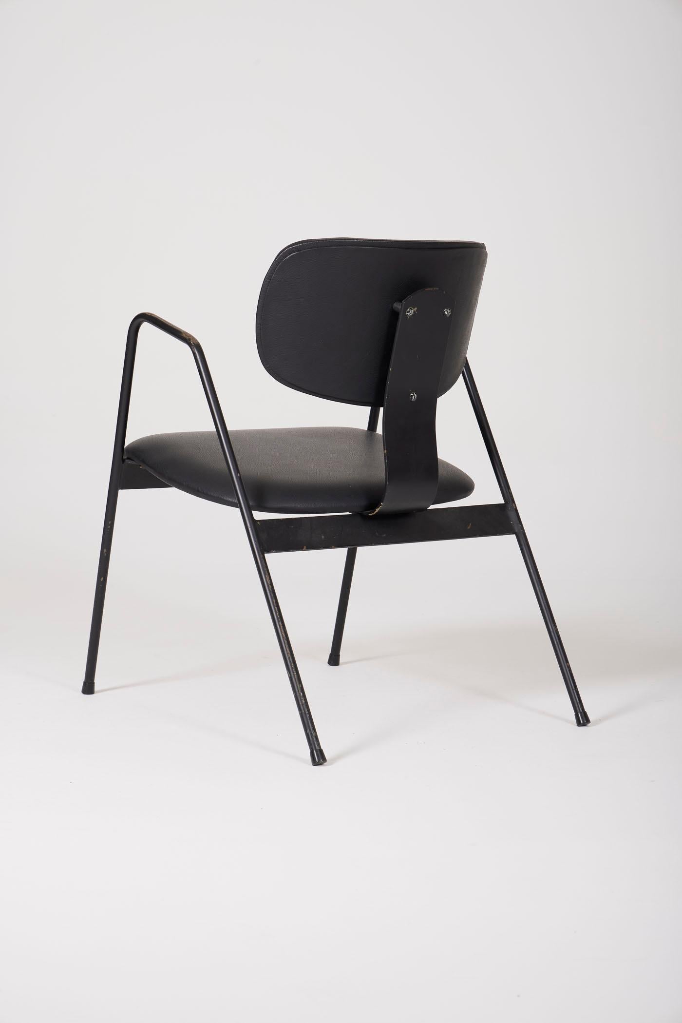 20th Century Willy Van der Meeren armchair For Sale